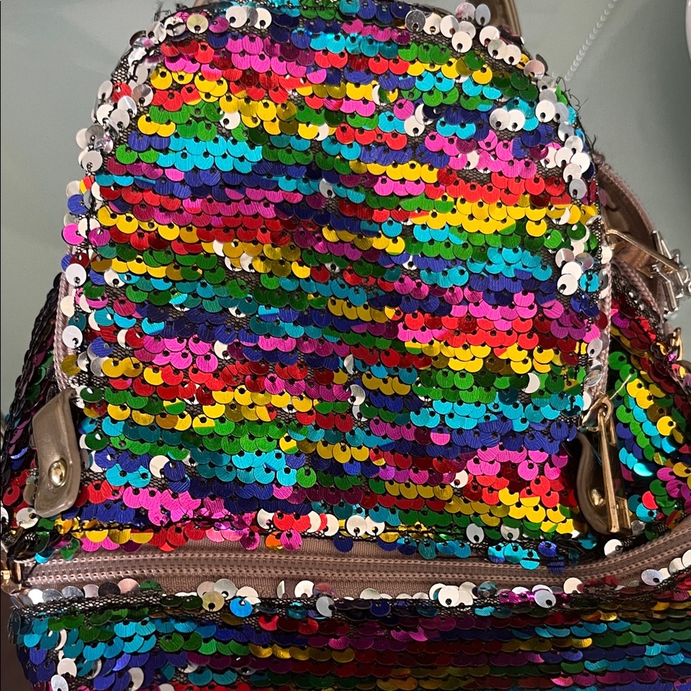 Colorful Sequin Backpack - Picture 8 of 14